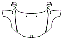 Full Hood, Fender and Mirror Kit pattern for the 2008 BMW 128