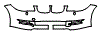 Bumper Kit pattern for the 2008 BMW 128