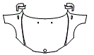 Hood, Full Hood, Fender and Mirror Kit pattern for the 2013 BMW 128