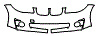 Bumper Kit pattern for the 2013 BMW 128