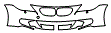 Bumper Kit pattern for the 2006 BMW M6