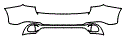 Rear Bumper Kit pattern for the 2016 BMW X6