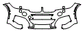 Bumper Kit pattern for the 2016 BMW X6