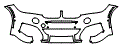 Bumper Kit pattern for the 2016 BMW X6