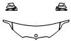 Hood, Fender and Mirror Kit pattern for the 2021 BMW X6