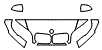 Hood, Fender and Mirror Kit pattern for the 2011 BMW X6