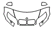 Hood, Fender and Mirror Kit pattern for the 2011 BMW X6