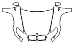 Full Hood, Fender and Mirror Kit pattern for the 2011 BMW X6