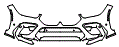 Bumper Kit pattern for the 2021 BMW X6