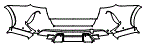 Rear Bumper Kit pattern for the 2027 BMW X6