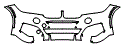 Bumper Kit pattern for the 2016 BMW X6