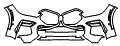Bumper Kit pattern for the 2021 BMW X6