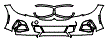 Bumper Kit pattern for the 2020 BMW 3 Series
