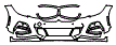 Bumper Kit pattern for the 2019 BMW 3 Series