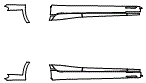 Rocker Panel Kit pattern for the 2019 BMW 3 Series