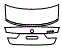 Trunk Lid Kit pattern for the 2019 BMW 3 Series
