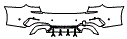 Rear Bumper Kit pattern for the 2020 BMW 3 Series