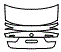 Trunk Lid Kit pattern for the 2020 BMW 3 Series