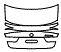 Trunk Lid Kit pattern for the 2020 BMW 3 Series