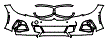 Bumper Kit pattern for the 2020 BMW 3 Series