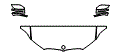Hood, Fender and Mirror Kit pattern for the 2020 BMW 3 Series