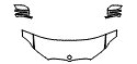 Hood, Fender and Mirror Kit pattern for the 2020 BMW 3 Series