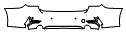 Rear Bumper Kit pattern for the 2019 BMW 3 Series