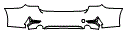 Rear Bumper Kit pattern for the 2019 BMW 3 Series
