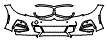 Bumper Kit pattern for the 2019 BMW 3 Series