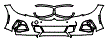 Bumper Kit pattern for the 2020 BMW 3 Series