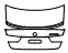 Trunk Lid Kit pattern for the 2020 BMW 3 Series