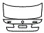 Trunk Lid Kit pattern for the 2022 BMW 5 Series