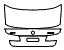 Trunk Lid Kit pattern for the 2022 BMW 5 Series