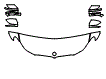 Hood, Fender and Mirror Kit pattern for the 2019 BMW 6 Series
