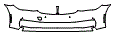 Bumper Kit pattern for the 2019 BMW 6 Series