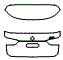 Trunk Lid Kit pattern for the 2016 BMW X1