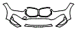 Bumper Kit pattern for the 2021 BMW X1