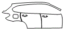 Door and Rear Fender Kit pattern for the 2021 BMW X1