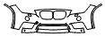 Bumper Kit pattern for the 2011 BMW X1