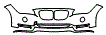 Bumper Kit pattern for the 2015 BMW X1