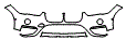 Bumper Kit pattern for the 2016 BMW X1