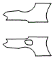 Rear Fender Kit pattern for the 2015 BMW 640