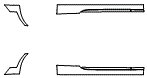 Rocker Panel Kit pattern for the 2018 BMW 6 Series