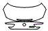 Trunk Lid Kit pattern for the 2015 BMW 640