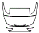 Trunk Lid Kit pattern for the 2015 BMW 640