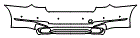 Rear Bumper Kit pattern for the 2019 BMW Alpina B7