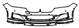 Bumper Kit pattern for the 2022 BMW Alpina B7