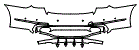 Rear Bumper Kit pattern for the 2022 BMW Alpina B7