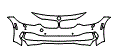 Bumper Kit pattern for the 2016 BMW 428