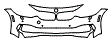 Bumper Kit pattern for the 2016 BMW 428